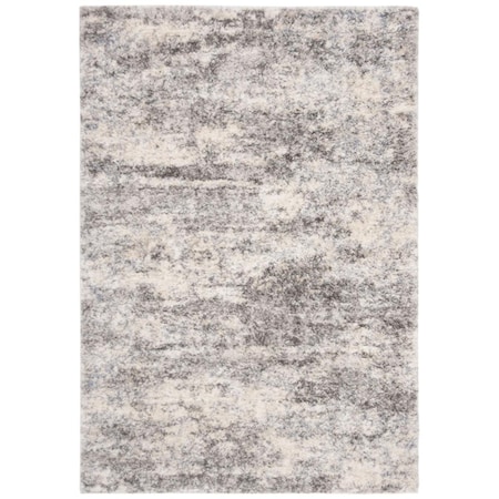 Safavieh 9 x 12 ft. Berber Shag 200 Rectangle Power-Loomed Rug - Gray & Cream BER219G-9
